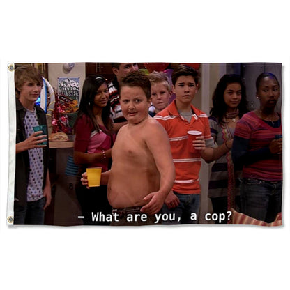Fyon What Are You, A Cop College Dorm Decor Flag Banner