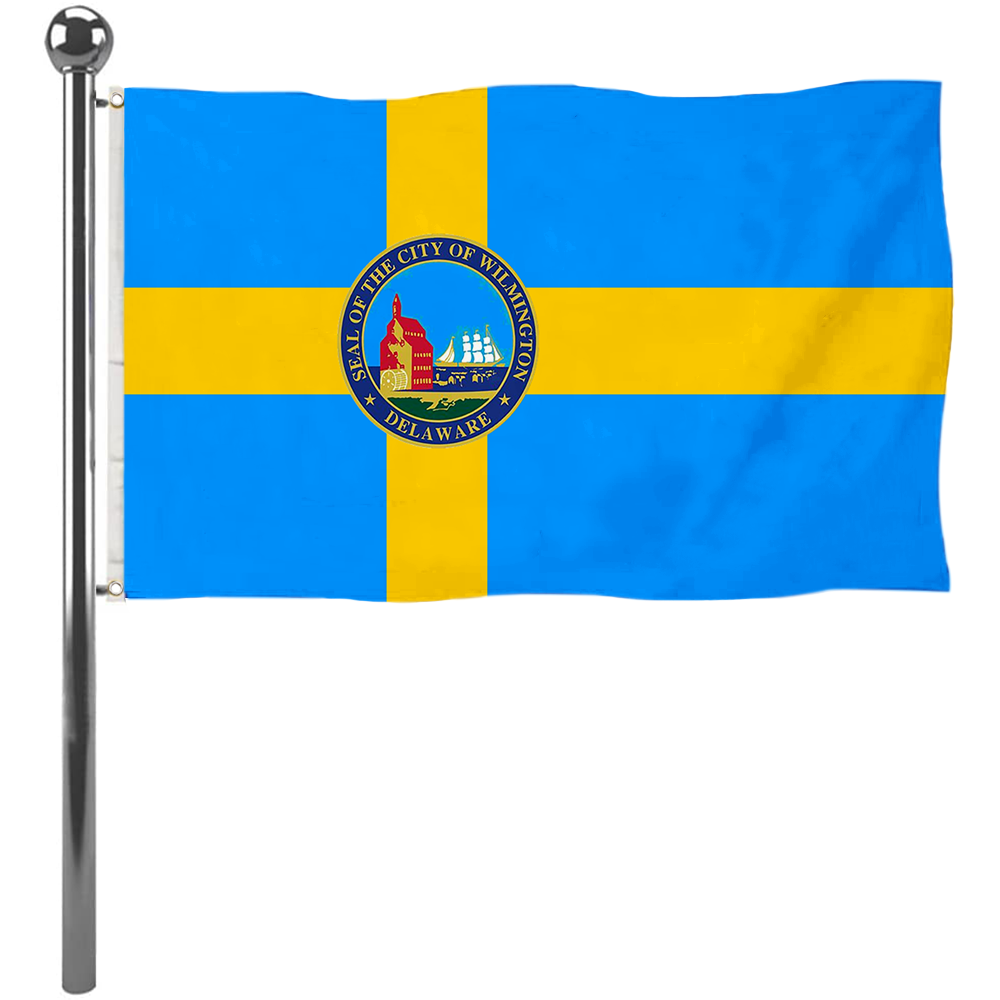 Fyon Wilmington, Delaware flag  Banner
