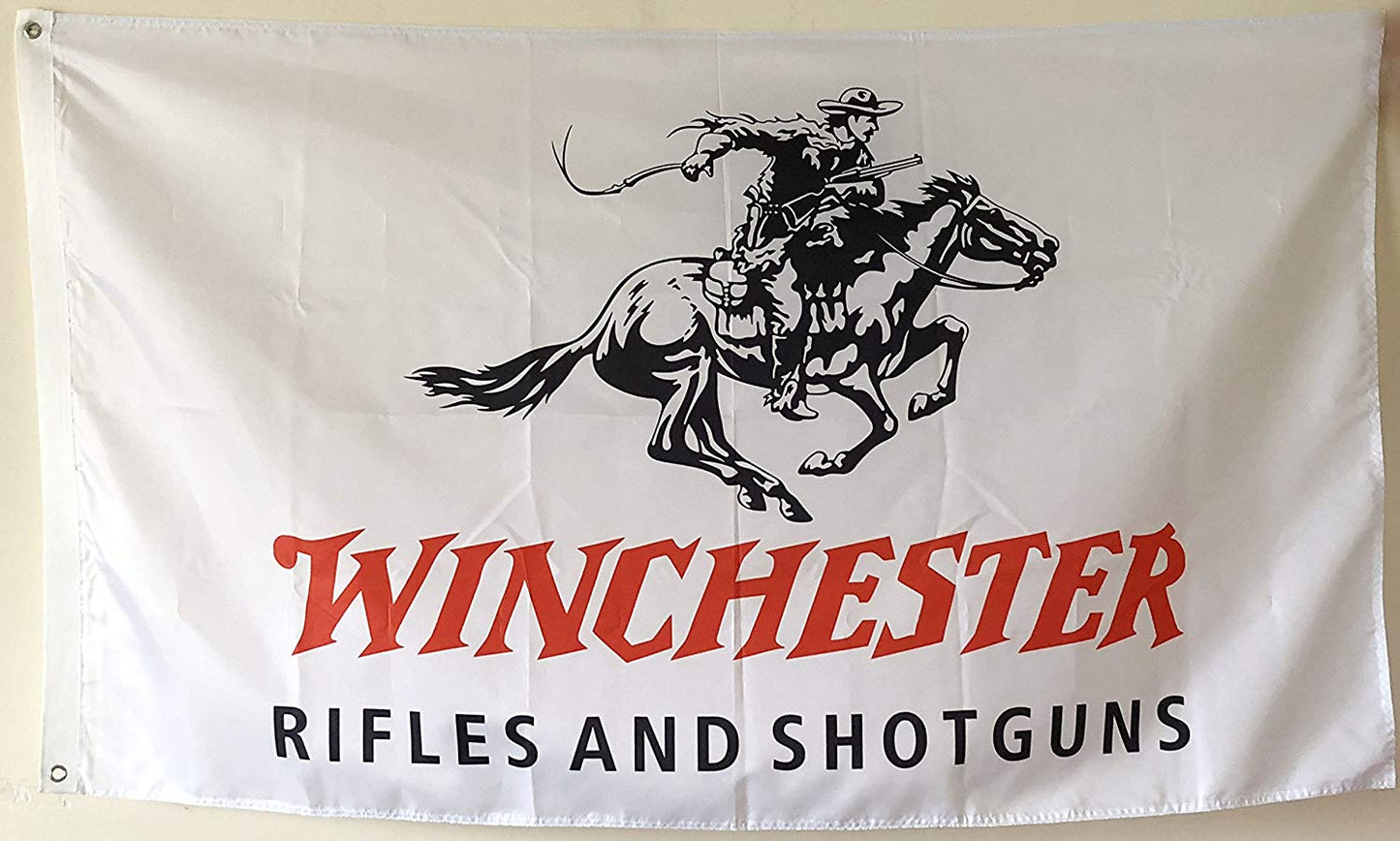 Fyon Winchester Rifles & Shotguns Flag Banner