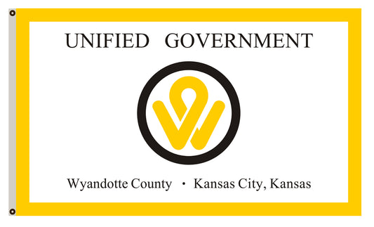 Fyon of Wyandotte County-Kansas City flag, Kansas banner