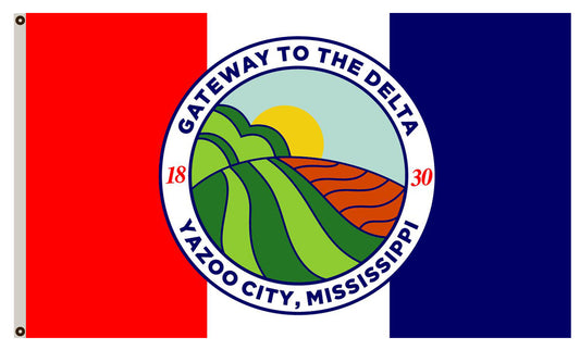Fyon of Yazoo City flag Mississippi banner