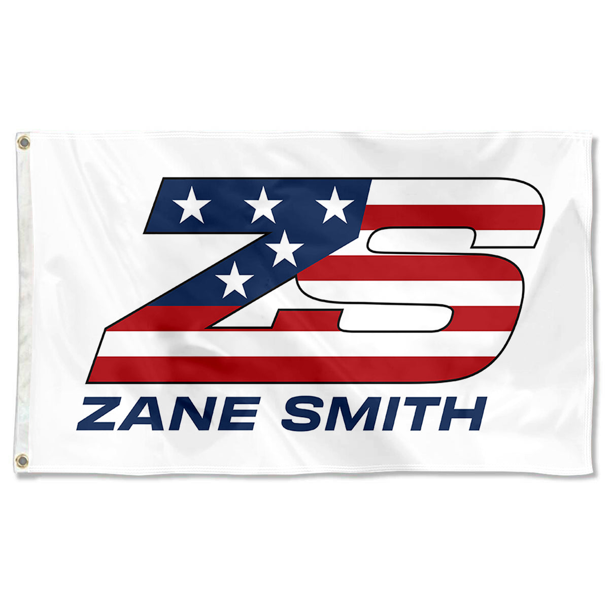 Fyon Zane Smith Racing Car Flag Indoor and Outdoor Banner