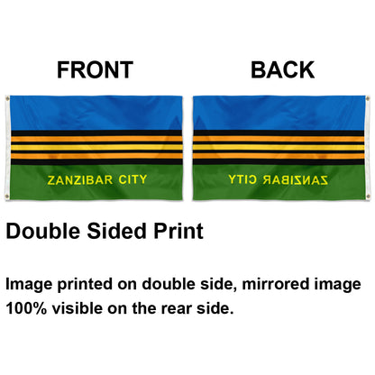 Fyon Zanzibar City, Zanzibar, Tanzania Flag Indoor and outdoor banner