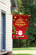 Fyon Merry Christmas Santa Claus Decorative Double Sided Vertical House Garden Flag 28x40inch --GF101801