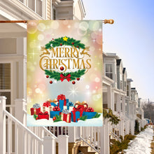 Fyon Merry Christmas Santa Claus Decorative Double Sided Vertical House Garden Flag 28x40inch --GF101809