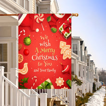 Fyon Merry Christmas Santa Claus Decorative Double Sided Vertical House Garden Flag 28x40inch --GF101810