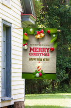 Fyon Merry Christmas Santa Claus Decorative Double Sided Vertical House Garden Flag 28x40inch --GF101806