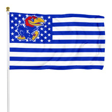 Fyon kansas jayhawks Flag Banner