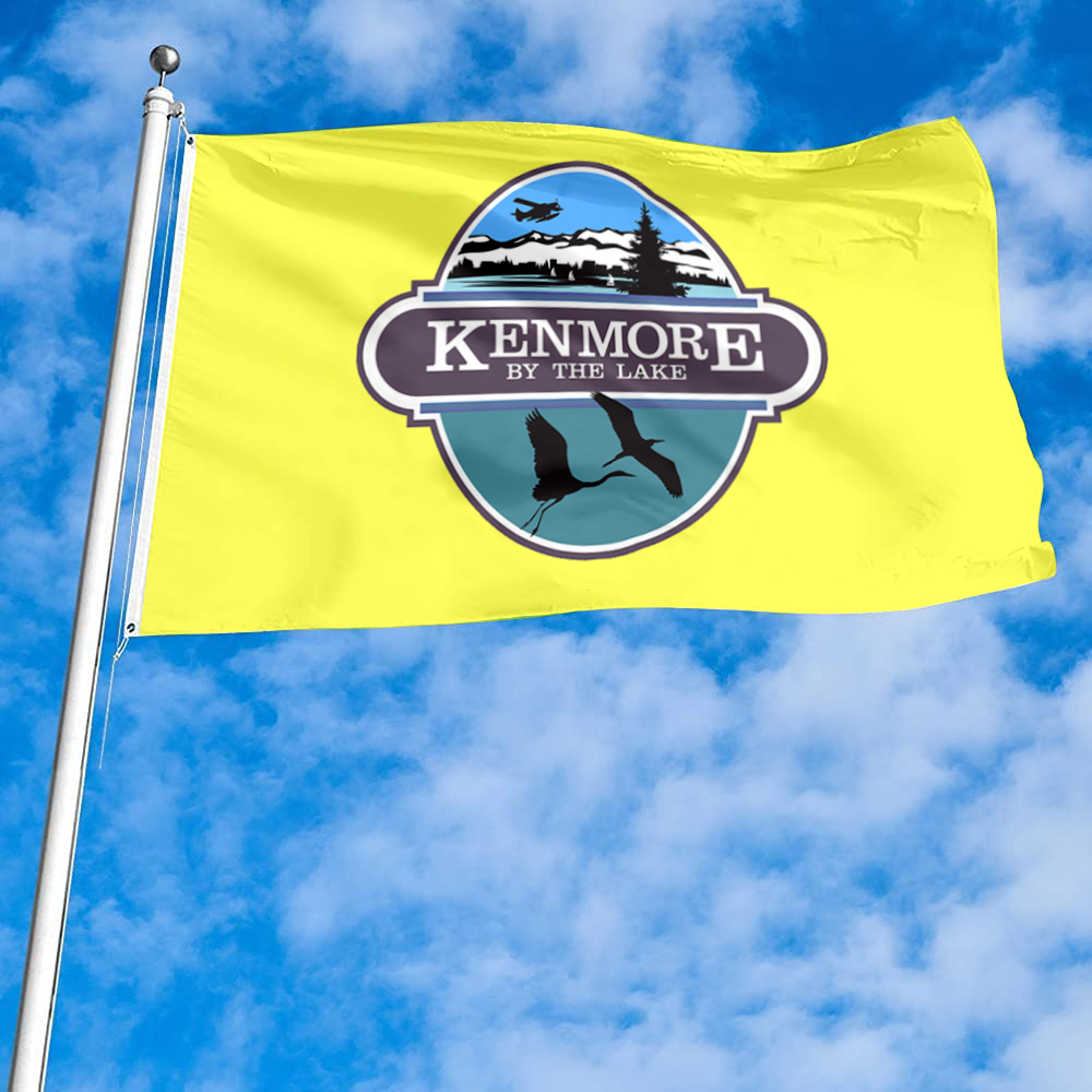 Fyon kenmore, Washington flag  Banner
