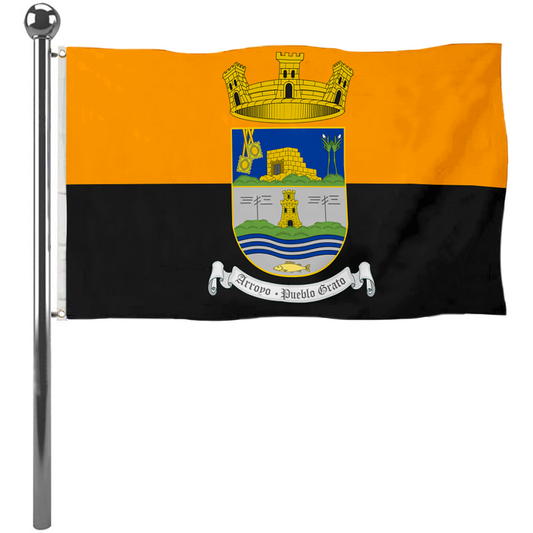 Fyon official of Arroyo, Puerto Rico flag banner