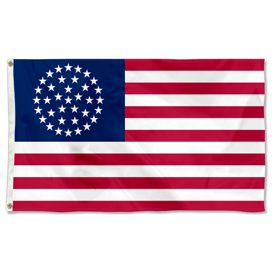 Fyon  the United States flag US 36 Star Wagon Wheel Flag Banner