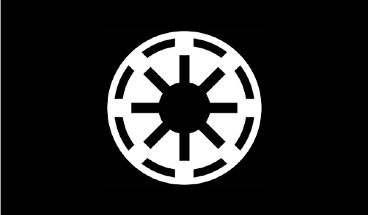 Fyon Galactic Republic Star Wars flag Black